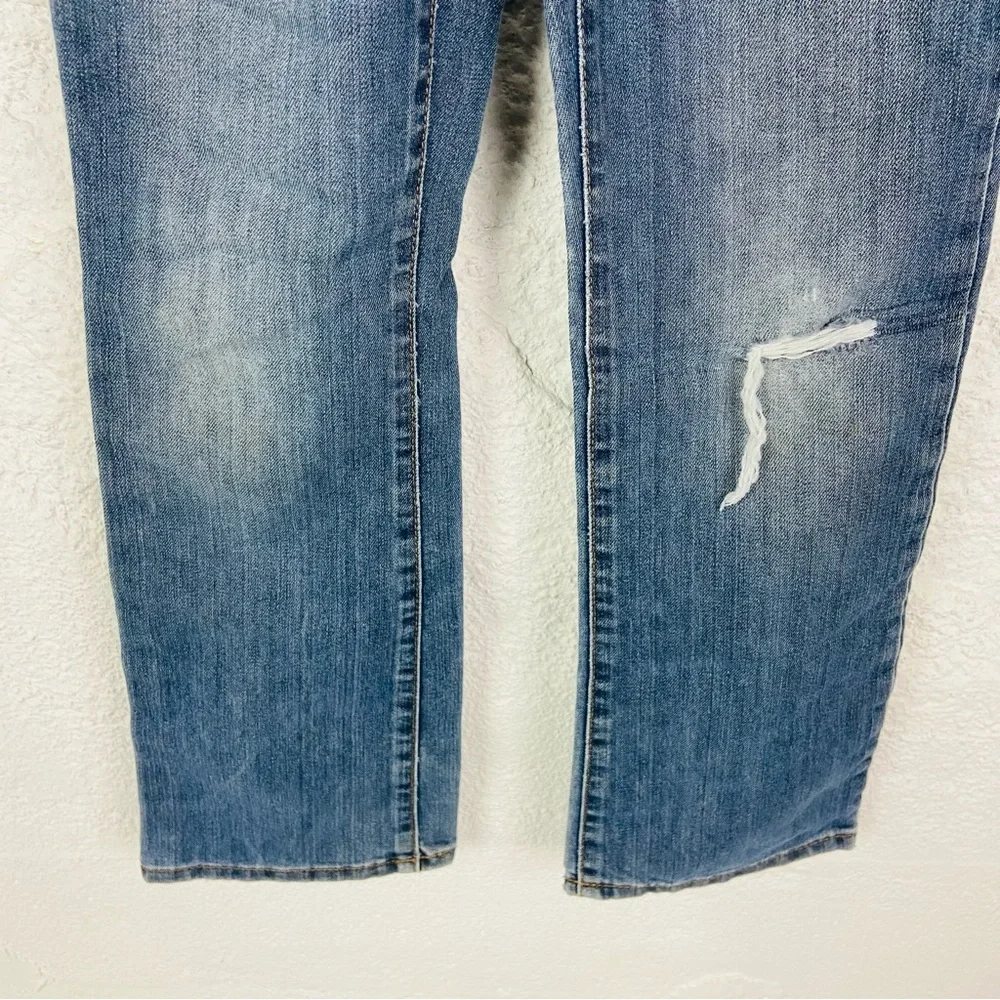 The Children's Place Blue Bootcut denim distressed Jeans size 8